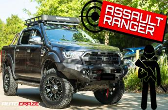 FORD RANGER ASSAULT GLOSS BLACK MILLED ACCENTS